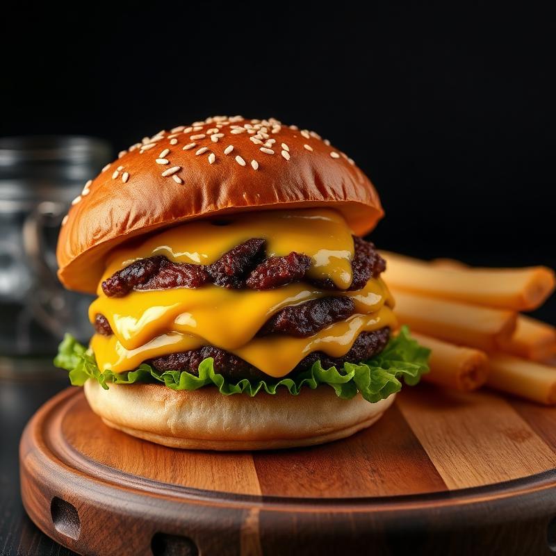 Bicky Burger met smeltende kaas